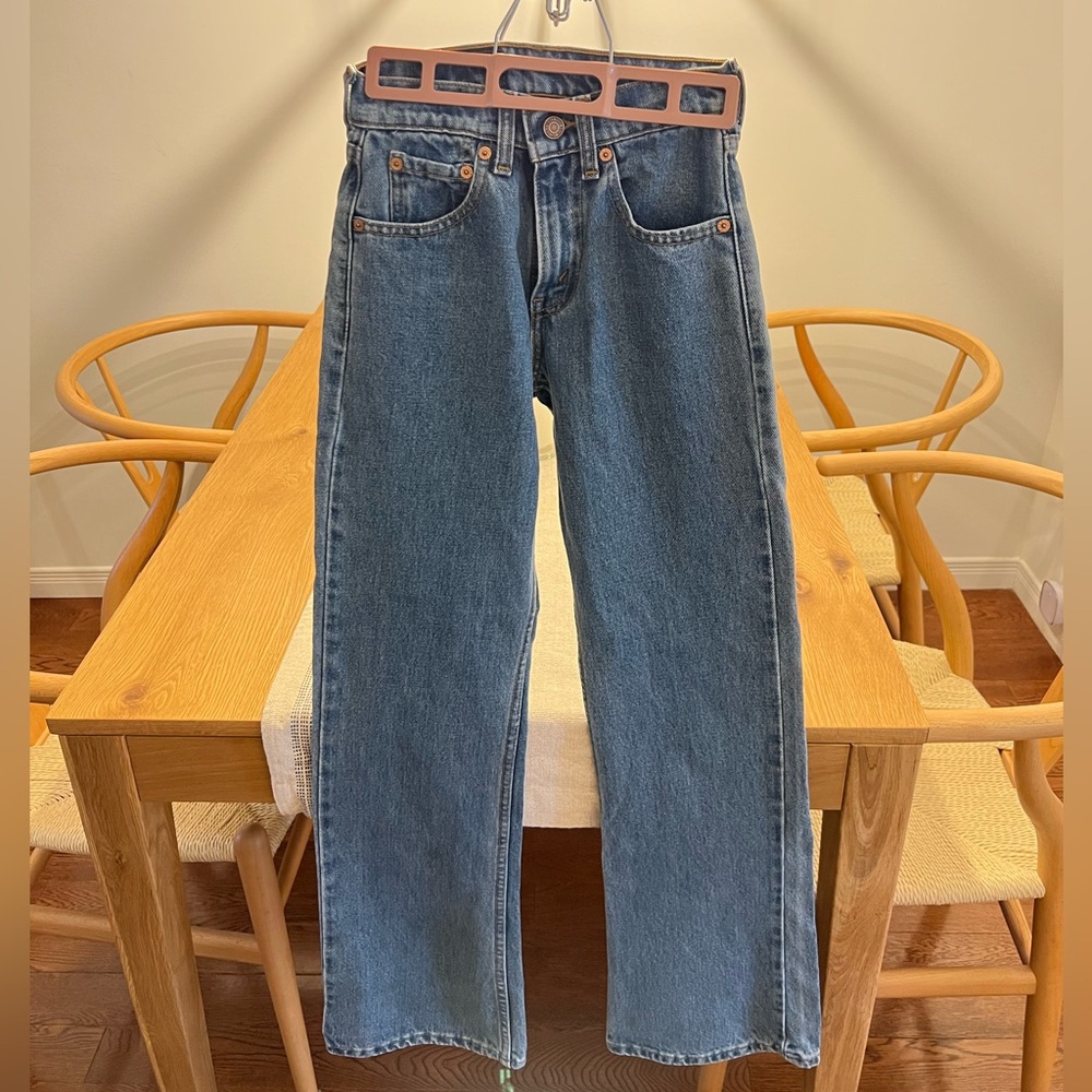 511 Levi Jeans Boy Boot Flare in medium wash. Size 00, 12 inch waist